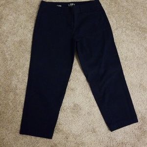 Navy crop pant